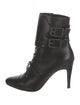 Manolo Blahnik Leather Lace-Up Boots
