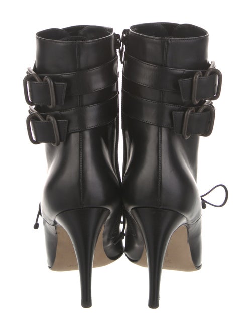 Manolo Blahnik Leather Lace-Up Boots