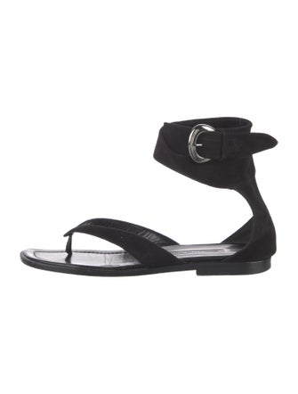 Manolo Blahnik Suede Sandals