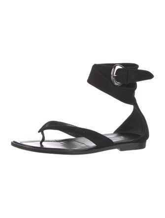 Manolo Blahnik Suede Sandals