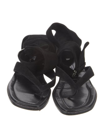 Manolo Blahnik Suede Sandals