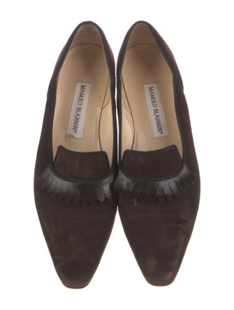 Manolo Blahnik Suede Loafers