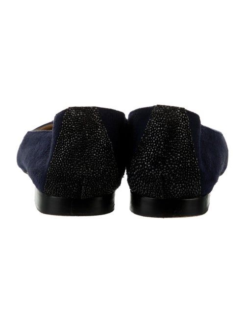 Manolo Blahnik Monili Suede Flats