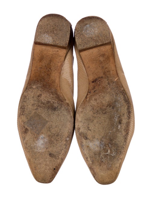 Manolo Blahnik Leather Ballet Flats