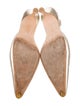 Manolo Blahnik Leather Slingback Pumps