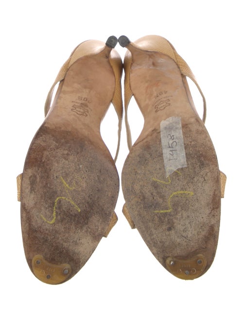 Manolo Blahnik Lizard Slides