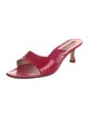 Manolo Blahnik Patent Leather Slides