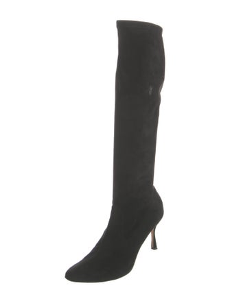 Manolo Blahnik Suede Boots