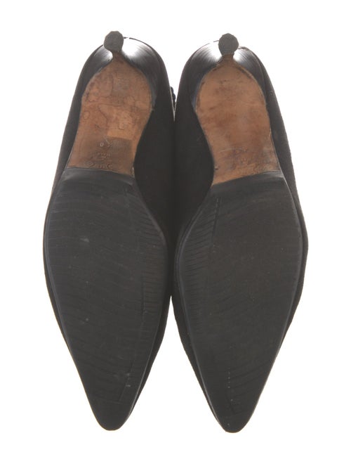 Manolo Blahnik Suede Animal Print Boots