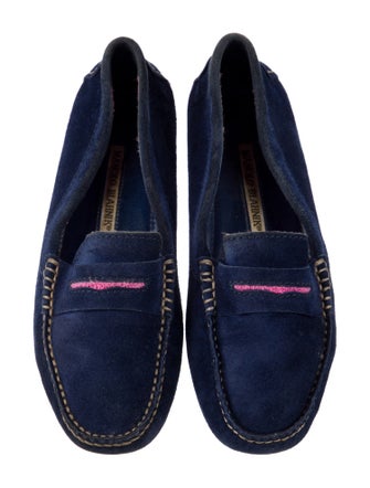 Manolo Blahnik Suede Loafers