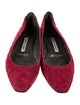 Manolo Blahnik Leather Ballet Flats