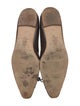 Manolo Blahnik Leather Bow Accents Ballet Flats