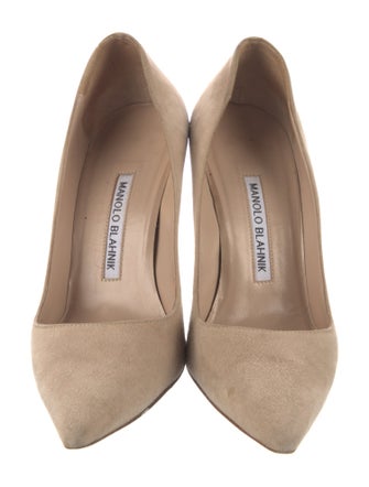 Manolo Blahnik Suede Pumps