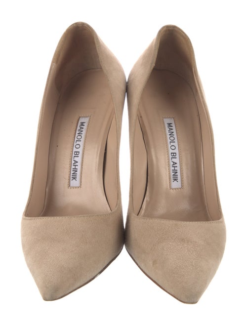 Manolo Blahnik Suede Pumps