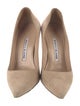 Manolo Blahnik Suede Pumps