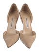 Manolo Blahnik Patent Leather D'Orsay Pumps
