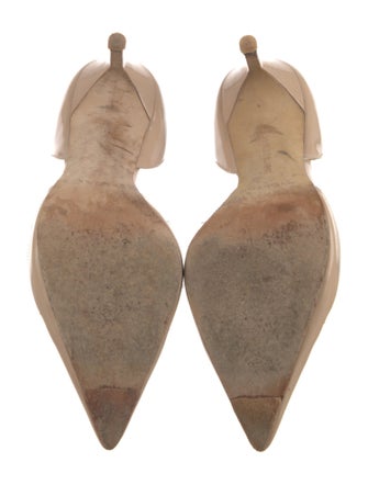 Manolo Blahnik Patent Leather D'Orsay Pumps