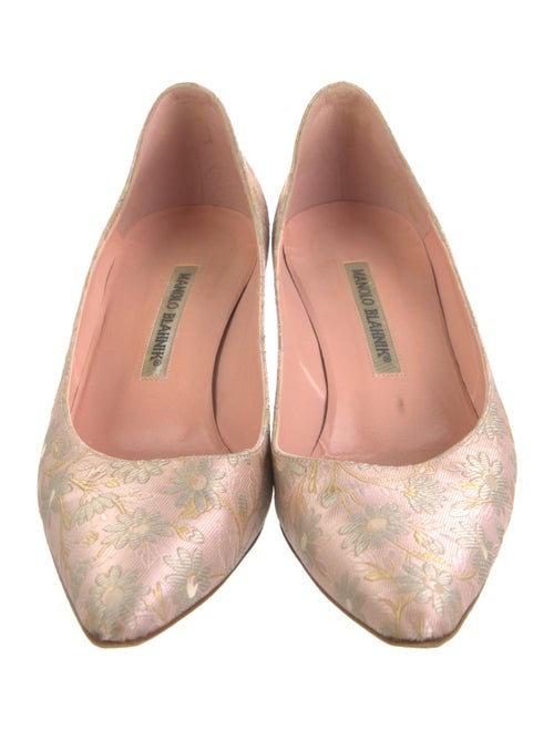 Manolo Blahnik Leather Pumps