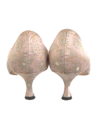 Manolo Blahnik Leather Pumps