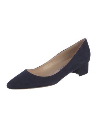 Manolo Blahnik Suede Pumps