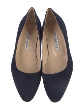 Manolo Blahnik Suede Pumps