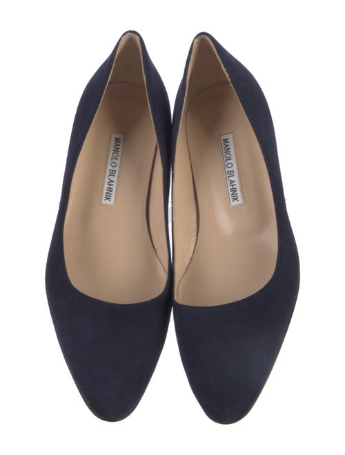 Manolo Blahnik Suede Pumps