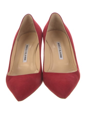 Manolo Blahnik Suede Pumps