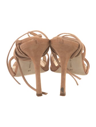 Manolo Blahnik Suede Sandals