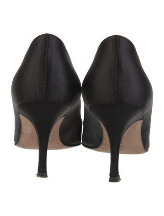 Manolo Blahnik Satin Pumps