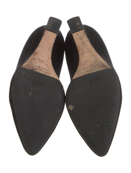 Manolo Blahnik Suede Pumps