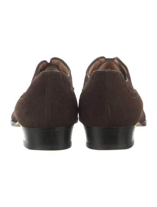 Manolo Blahnik Suede Oxfords