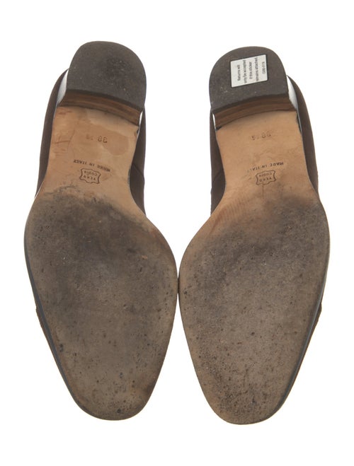 Manolo Blahnik Suede Oxfords