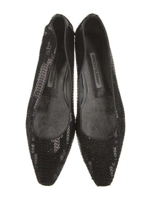 Manolo Blahnik Sequins Flats