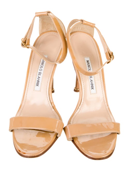 Manolo Blahnik Patent Leather Sandals