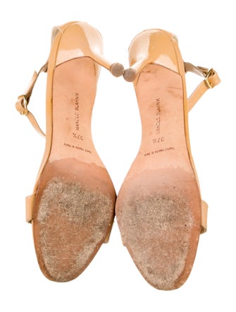 Manolo Blahnik Patent Leather Sandals