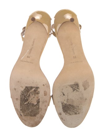 Manolo Blahnik Patent Leather Sandals