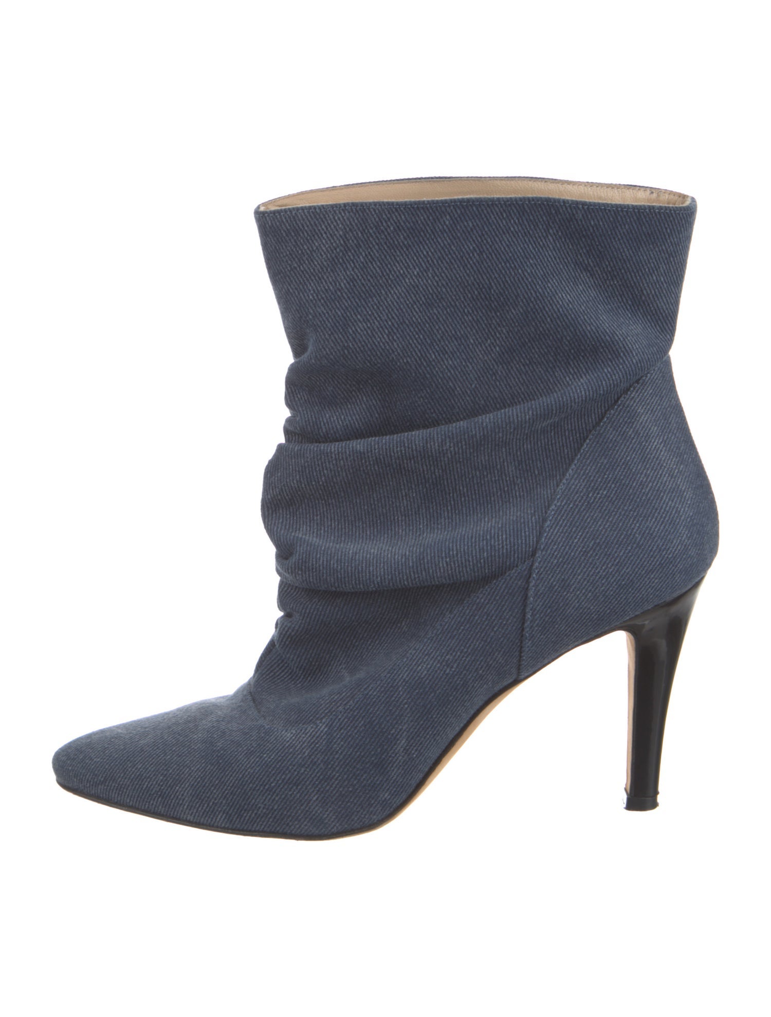 Manolo Blahnik Denim Boots