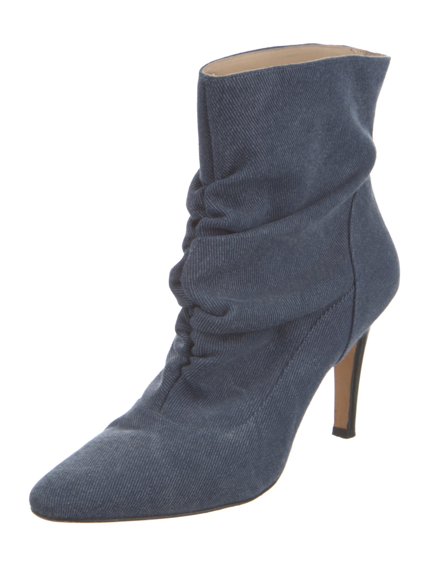 Manolo Blahnik Denim Boots