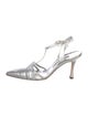 Manolo Blahnik Leather T-Strap Pumps
