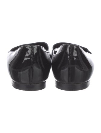 Manolo Blahnik Patent Leather Ballet Flats