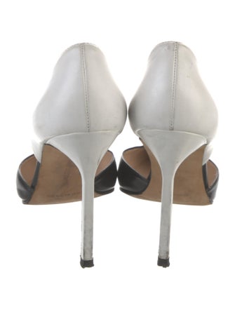 Manolo Blahnik Leather D'Orsay Pumps