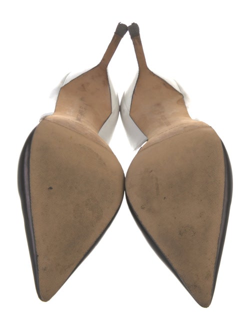 Manolo Blahnik Leather D'Orsay Pumps