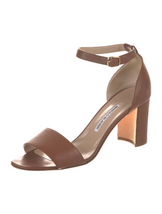 Manolo Blahnik Leather Sandals