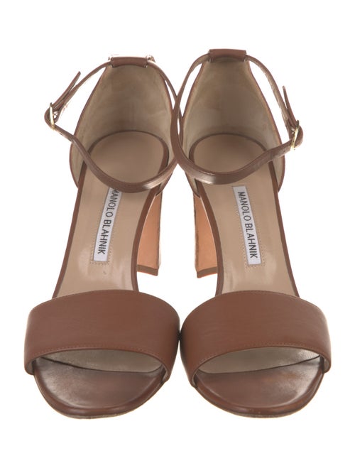 Manolo Blahnik Leather Sandals