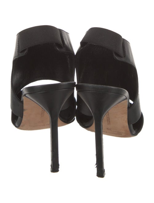 Manolo Blahnik Leather Slingback Pumps