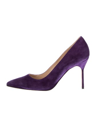 Manolo Blahnik Suede Pumps