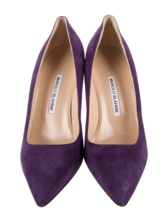 Manolo Blahnik Suede Pumps