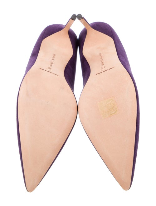 Manolo Blahnik Suede Pumps