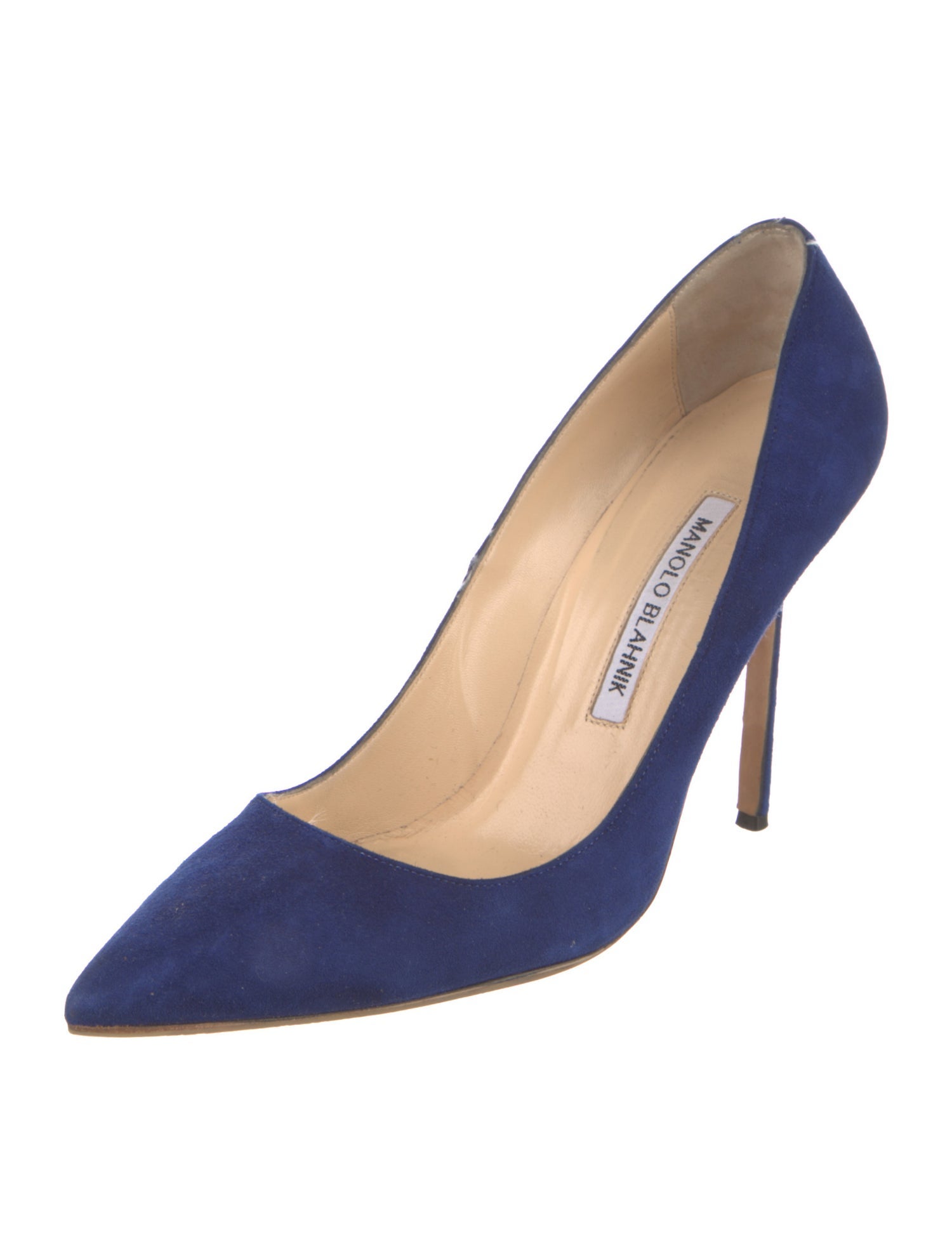 Manolo Blahnik Suede Pumps