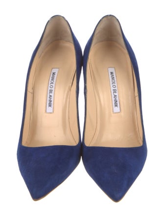 Manolo Blahnik Suede Pumps